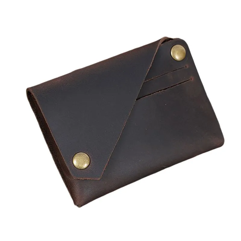 Men's Vintage Distressed Leather Wallet 36952509U sold by Manly