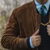 Men's Vintage Suede Zip-Up Jacket 25377334U sold by Manly