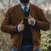 Men's Vintage Suede Zip-Up Jacket 25377334U sold by Manly