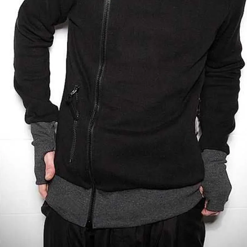 Men's Side Zipper Hooded Casual Long Sleeve Hoodie 25044995U sold by Manly product image thumbnail 4