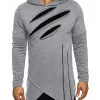 Men's Fashion Long Sleeve Pullover Hoodie 36859051U sold by Manly