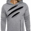 Men's Fashion Long Sleeve Pullover Hoodie 36859051U sold by Manly