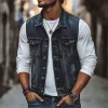 Men's Classic Casual Washed Distressed Denim Vest 78365800K sold by Manly