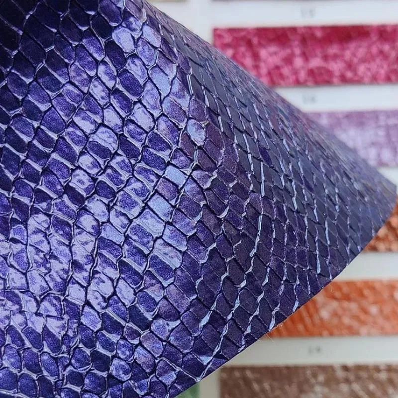 Men's Lapel-collar Single-button Fish-scale Leather Blazer 23656744F sold by Manly product image thumbnail 3