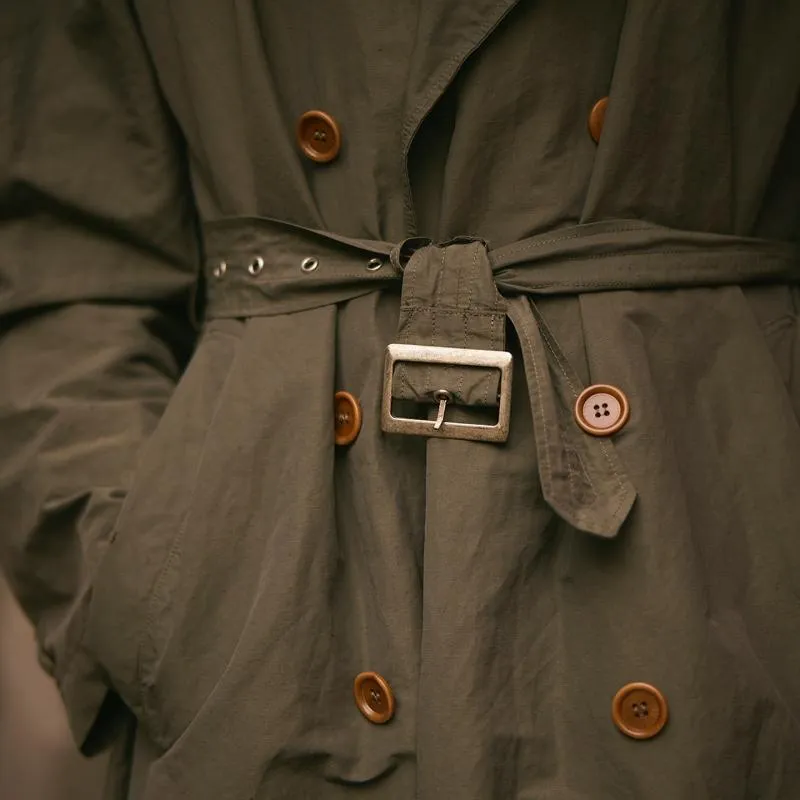 Men's Casual Fashionable Double-breasted Knee-length Trench Coat 08702191K sold by Manly product image thumbnail 4