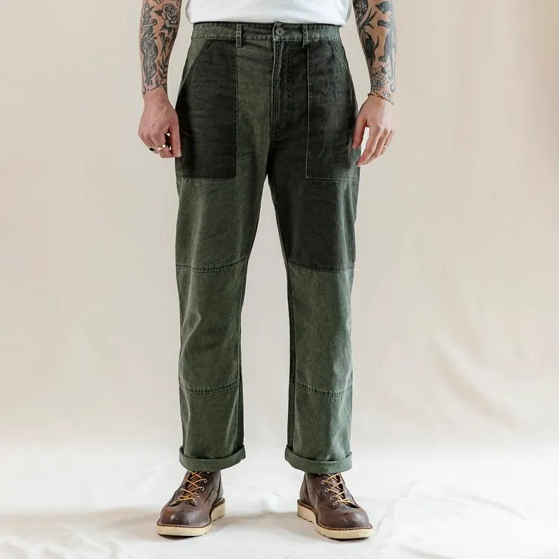 Men's Fashion Patchwork Washed Straight Denim Cargo Pants 14816031Z sold by Manly product image thumbnail 2