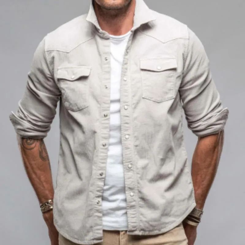 Men's Classic Casual Corduroy Long Sleeve Shirt 58479552K sold by Manly product image thumbnail 2