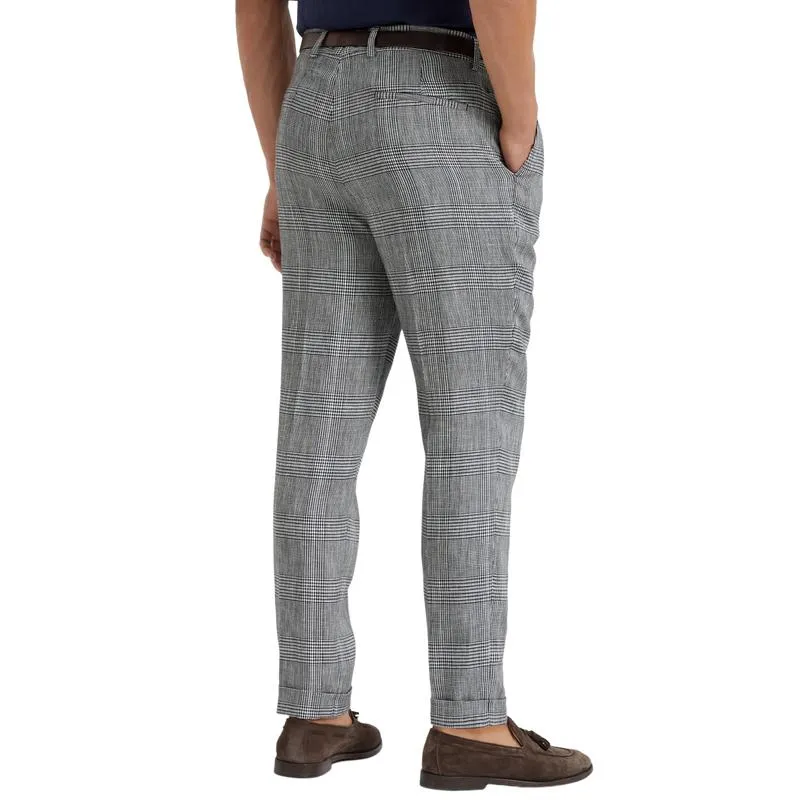 Men's Classic Straight Check Suit Pants 44382533F sold by Manly product image thumbnail 3