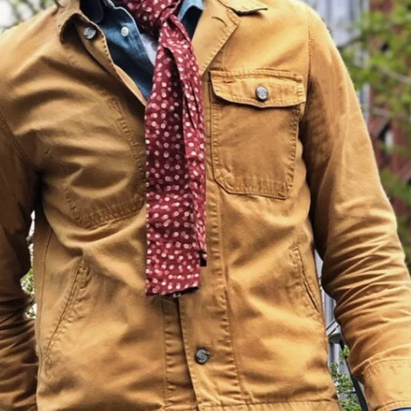 Men's Vintage Lapel Multi Pocket Cargo Jacket 06750315Y sold by Manly product image thumbnail 2