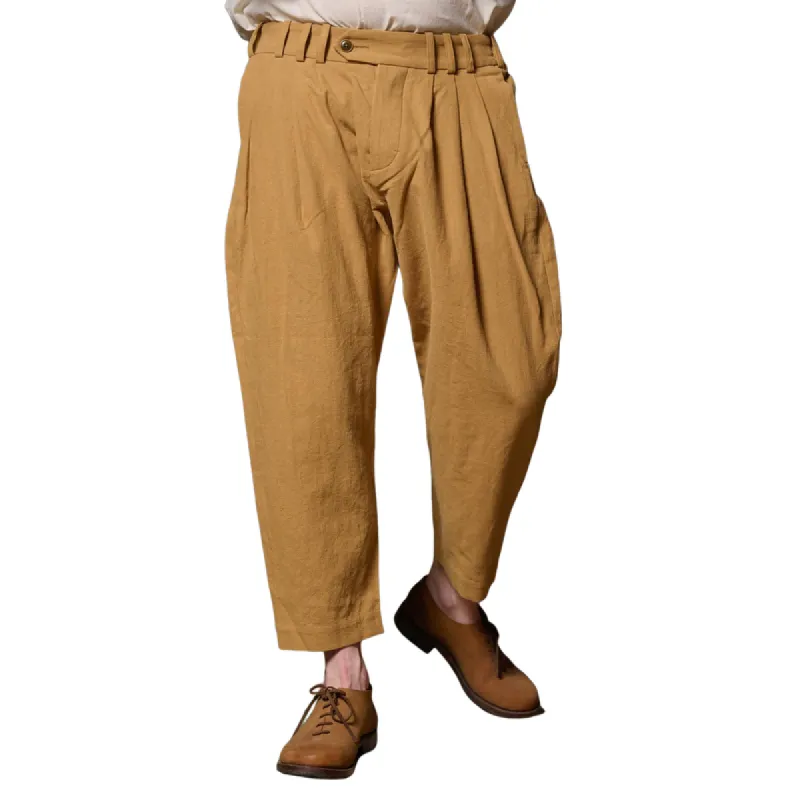 Men's Retro Loose Straight Comfort Linen Casual Pants 28931499F sold by Manly