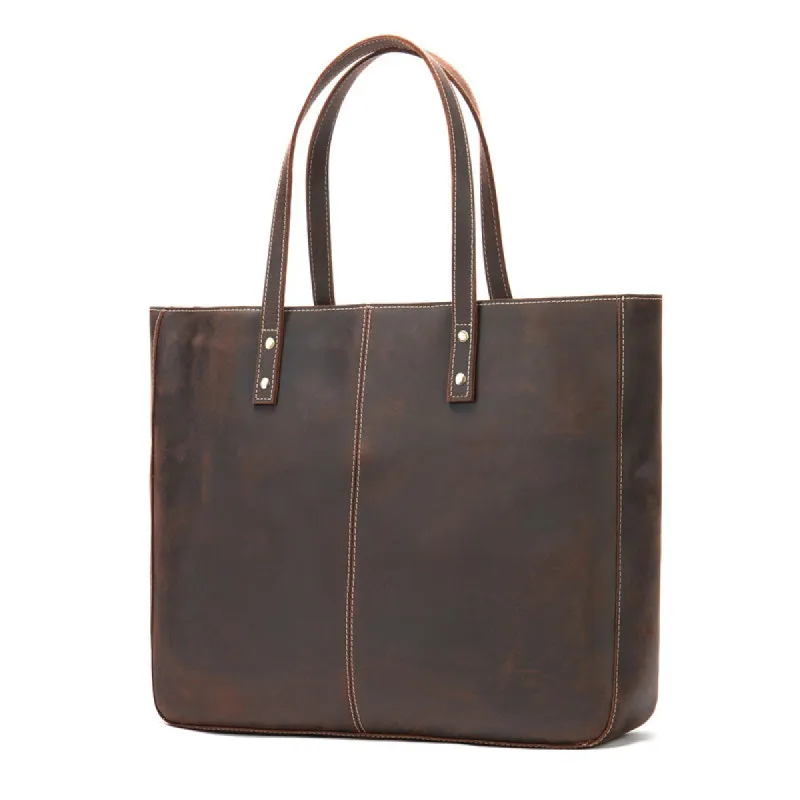 Men's Vintage Crazy Horse Leather Casual Shoulder Bag 50972594X sold by Manly