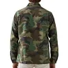 Men's Casual Versatile Camouflage Lapel Long Sleeve Shirt 64115117F sold by Manly
