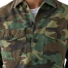 Men's Casual Versatile Camouflage Lapel Long Sleeve Shirt 64115117F sold by Manly