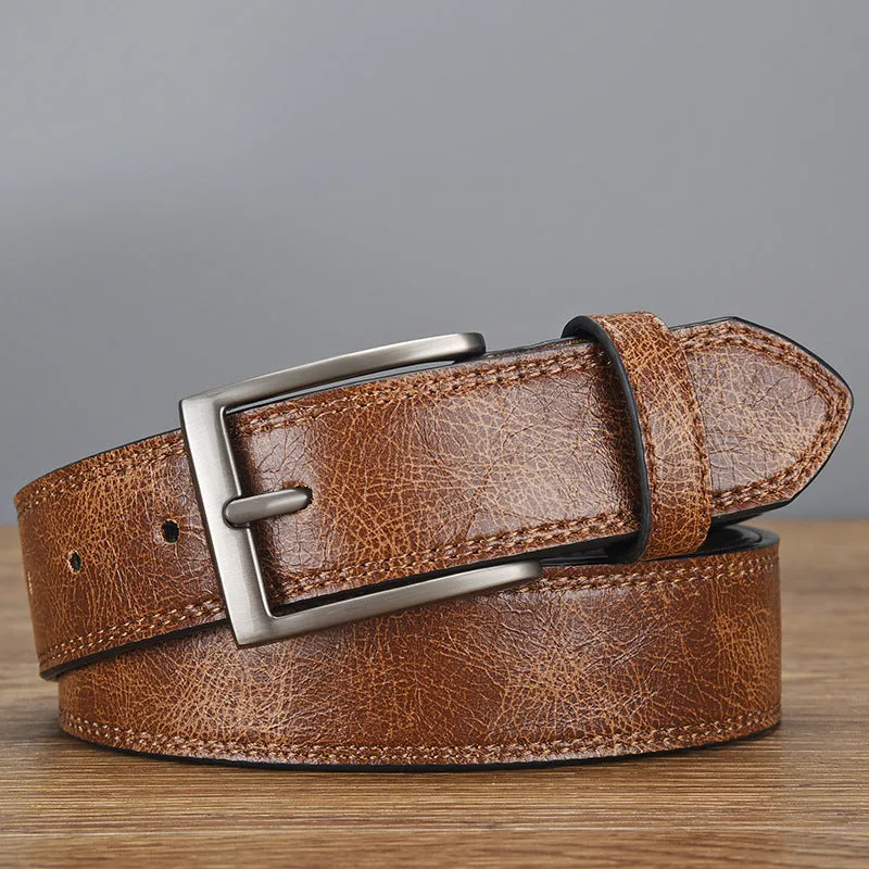 Men's Retro All-match PU Leather Pin Buckle Belt 58699698U sold by Manly product image thumbnail 2
