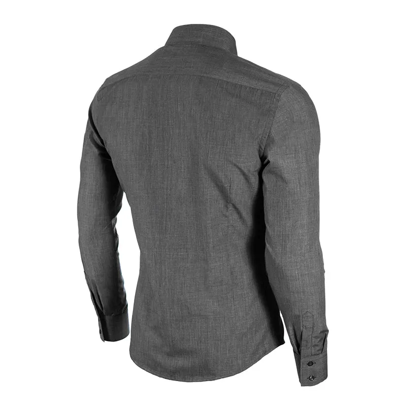 Men's Vintage Casual Linen Stand Collar Long Sleeve Shirt 90114579TO sold by Manly product image thumbnail 3