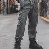 Men's Fashion Denim Long Sleeve Multi-pocket Cargo Jumpsuit 05946628Z sold by Manly