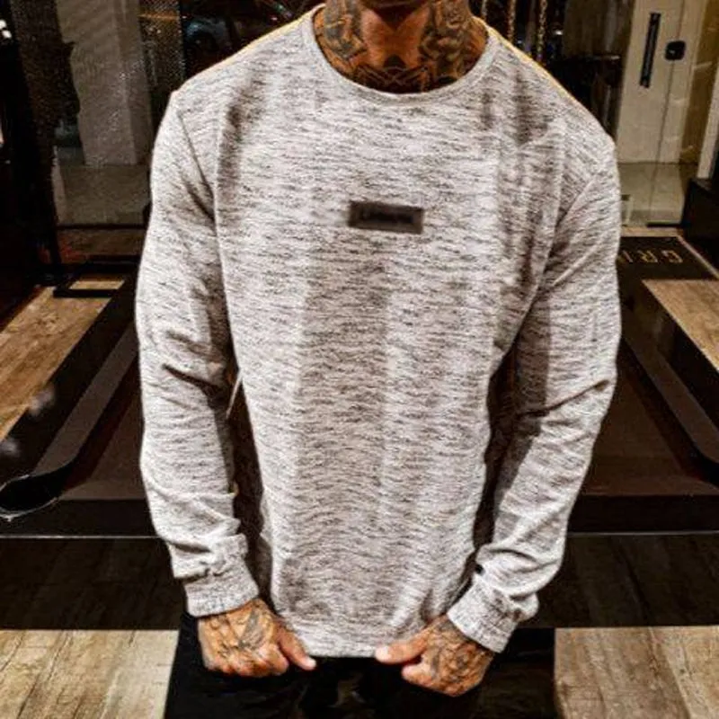 Men's Blended Round Neck Long Sleeve T-shirt 57892903X sold by Manly product image thumbnail 2