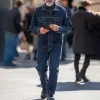 Men's Fashion Denim Long Sleeve Multi-pocket Cargo Jumpsuit 01218958Z sold by Manly