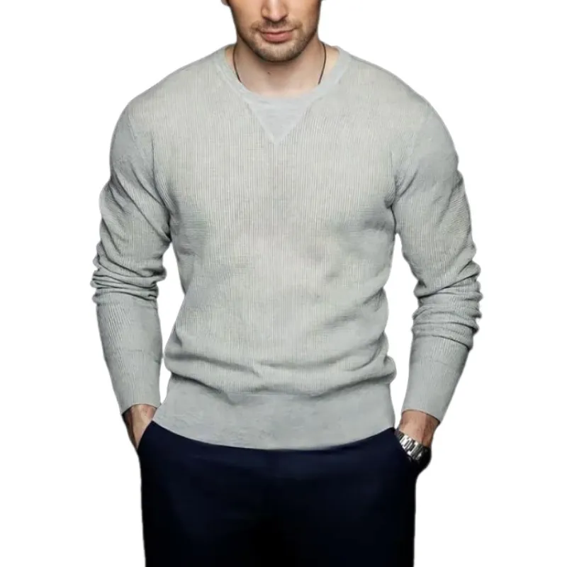 Men's Classic Casual Round Neck Slim Fit Sweatshirt 63619607K sold by Manly