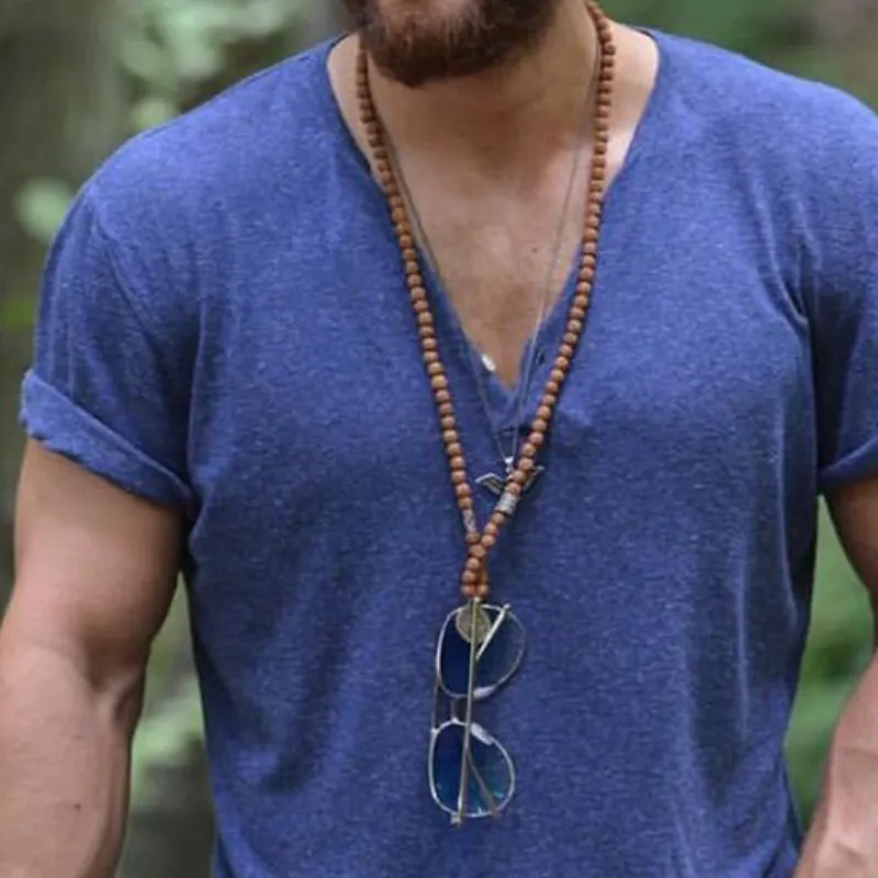 Men's Classic Casual V-neck Slim Short Sleeve T-shirt 36097853K sold by Manly product image thumbnail 4