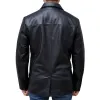 Men's Classic Vintage Lapel Two Button Leather Blazer 77679868F sold by Manly