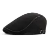 Men's Casual Cotton Breathable Colorblock Trim Beret 36503847M sold by Manly