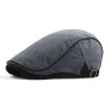 Men's Casual Cotton Breathable Colorblock Trim Beret 36503847M sold by Manly