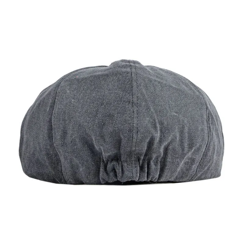 Men's Retro Casual Washed Cotton Newsboy Cap 31367605M sold by Manly product image thumbnail 5