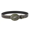 Men's Vintage Embossed Western Cowboy Leather Belt 00338305M sold by Manly