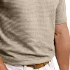 Men's Fashion Waffle Round Neck Short Sleeve T-Shirt 51608379Y sold by Manly