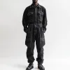 Men's Fashion Denim Long Sleeve Multi-pocket Cargo Jumpsuit 42569909Z sold by Manly