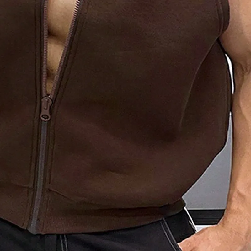 Men's Fashion Casual Solid Color Lapel Vest 43426064Y sold by Manly product image thumbnail 3