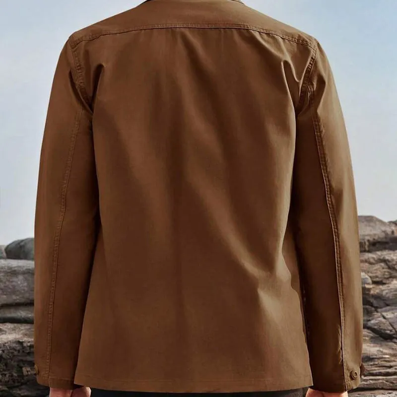 Men's Casual Cotton and Linen Multi-pocket Blazer 83281843X sold by Manly product image thumbnail 3