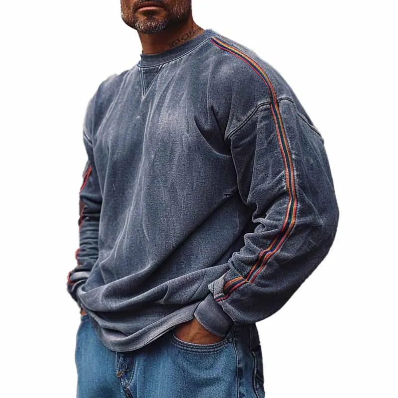 Men's Sports Vintage Crew Neck Sweatshirt 61549924X sold by Manly