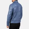 Men's Classic Casual Solid Color Lapel Leather Jacket 66081554K sold by Manly