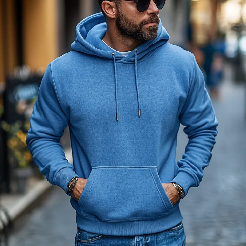 Men's Sports Trendy Long-sleeved Hoodie 24851896F sold by Manly product image thumbnail 2