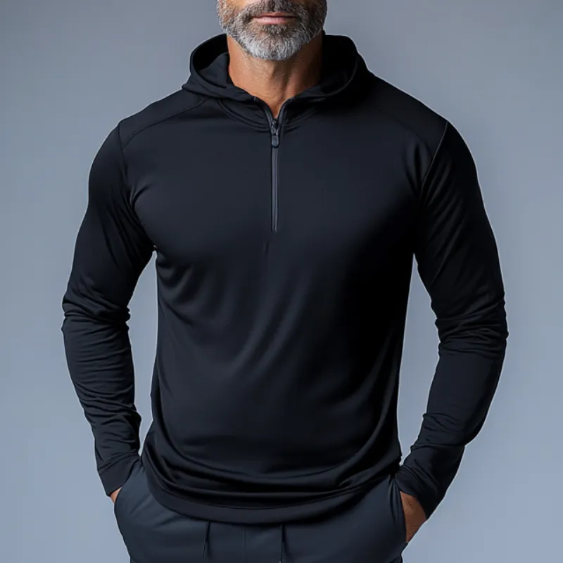 Men's Sports Quick Dry Slim Hoodie 96275189F sold by Manly product image thumbnail 2