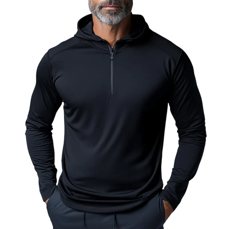 Men's Sports Quick Dry Slim Hoodie 96275189F sold by Manly