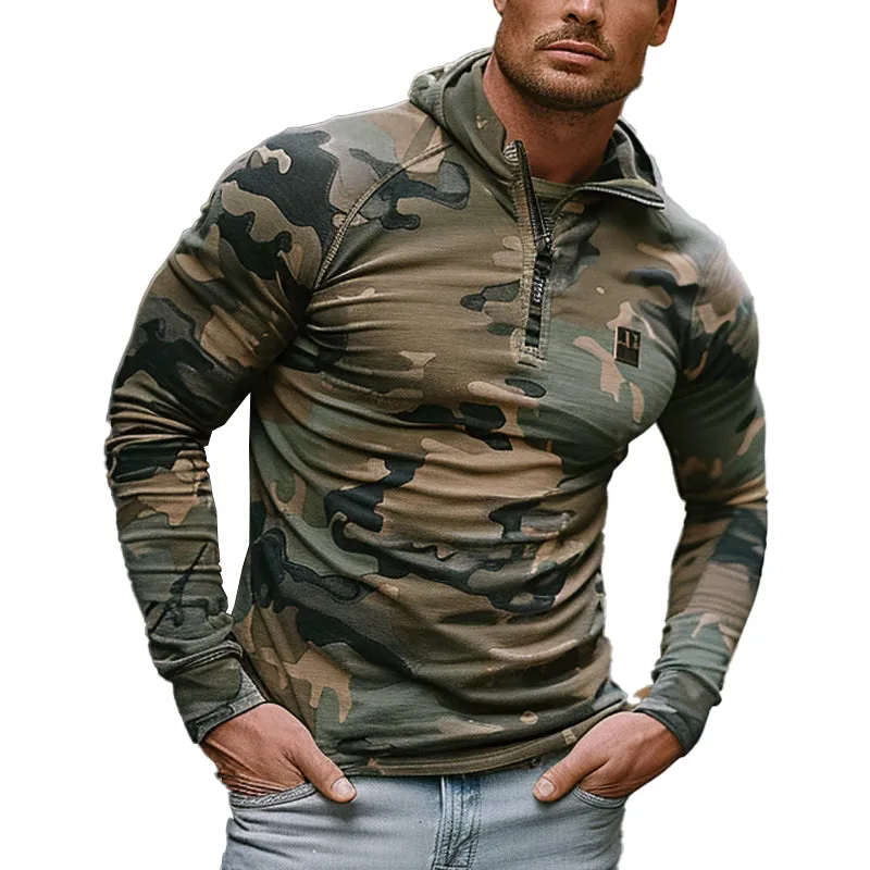 Men's Outdoor Camouflage Hoodie 60572380X sold by Manly