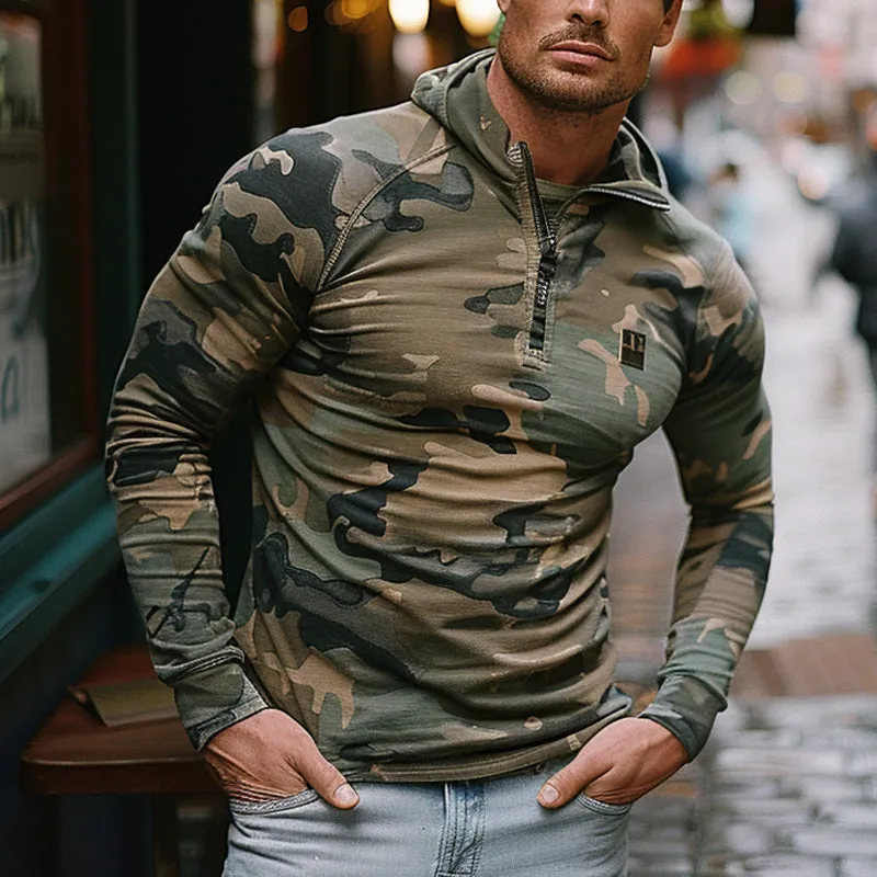Men's Outdoor Camouflage Hoodie 60572380X sold by Manly product image thumbnail 2