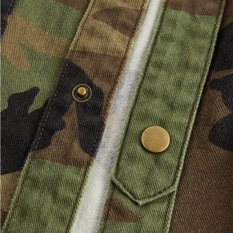 Men's Outdoor Camouflage Long Sleeve Lapel Shirt 75283771X sold by Manly product image thumbnail 3