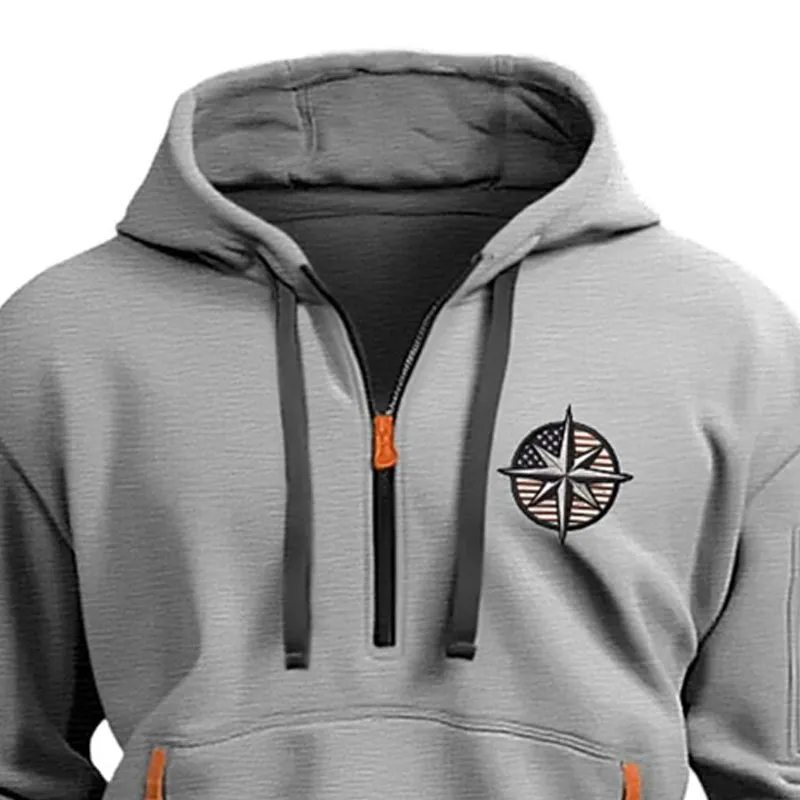Men's Casual Sports Multi-Zip Hoodie 01523302X sold by Manly product image thumbnail 2