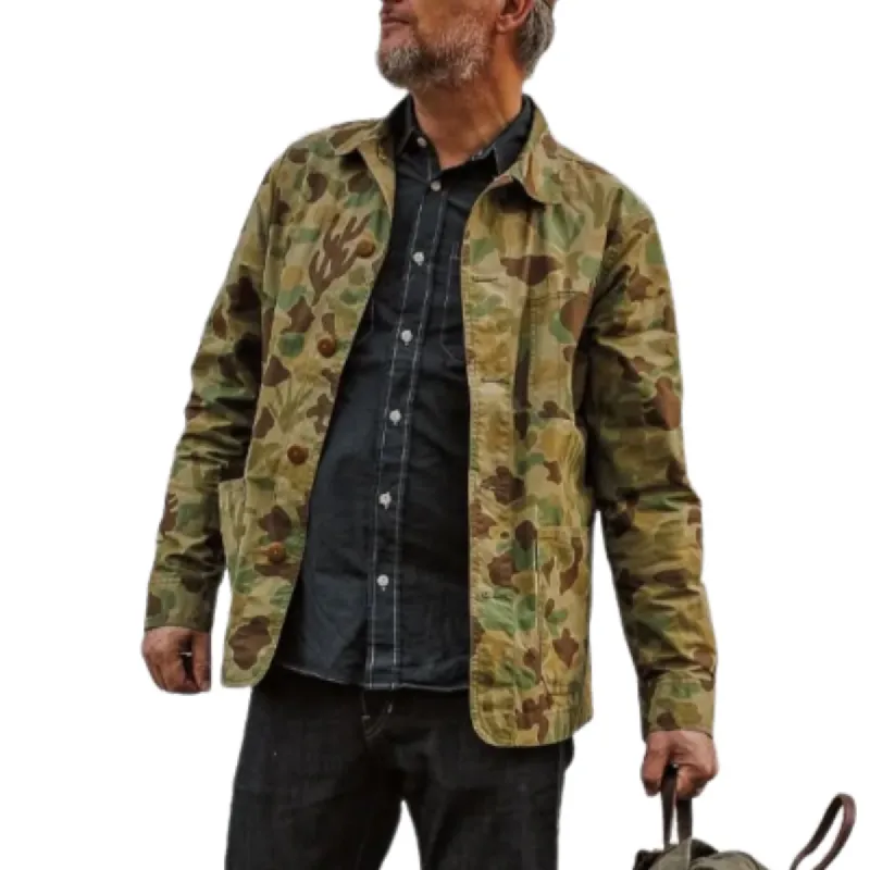 Men's Classic Casual Workwear Camouflage Long Sleeve Shirt 56359109K sold by Manly