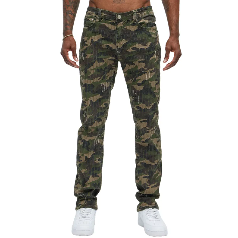 Men's Fashion Casual Straight Camouflage Cargo Pants 85121483F sold by Manly