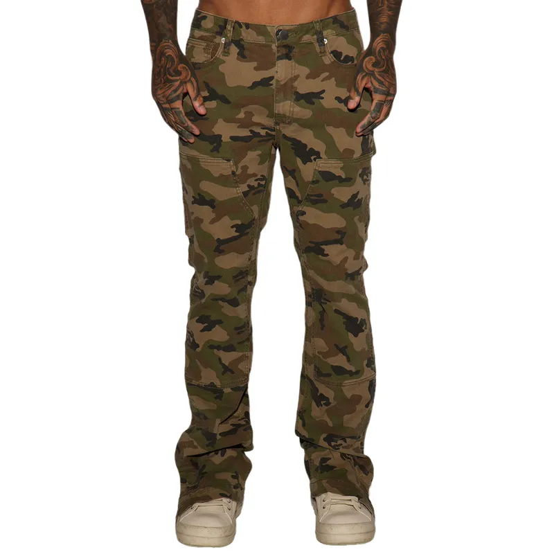 Men's Fashionable Casual Camouflage Cargo Pants 72823992F sold by Manly