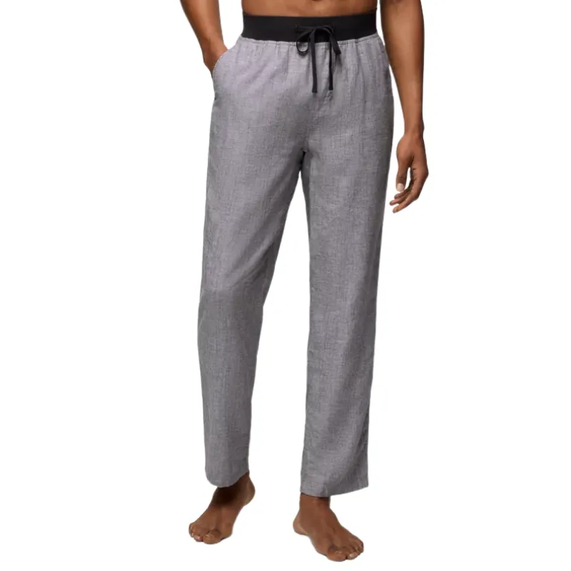 Men's Comfortable Cotton and Linen Drawstring Elastic Waist Casual Pants 38227547F sold by Manly