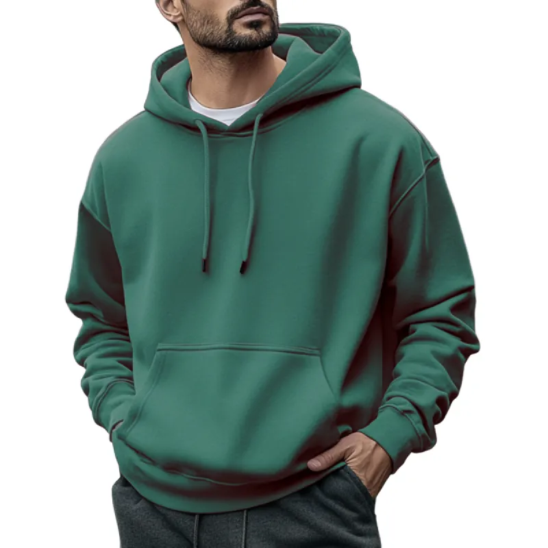 Men's Fashion Solid Color Sports Hoodie 73704908F sold by Manly