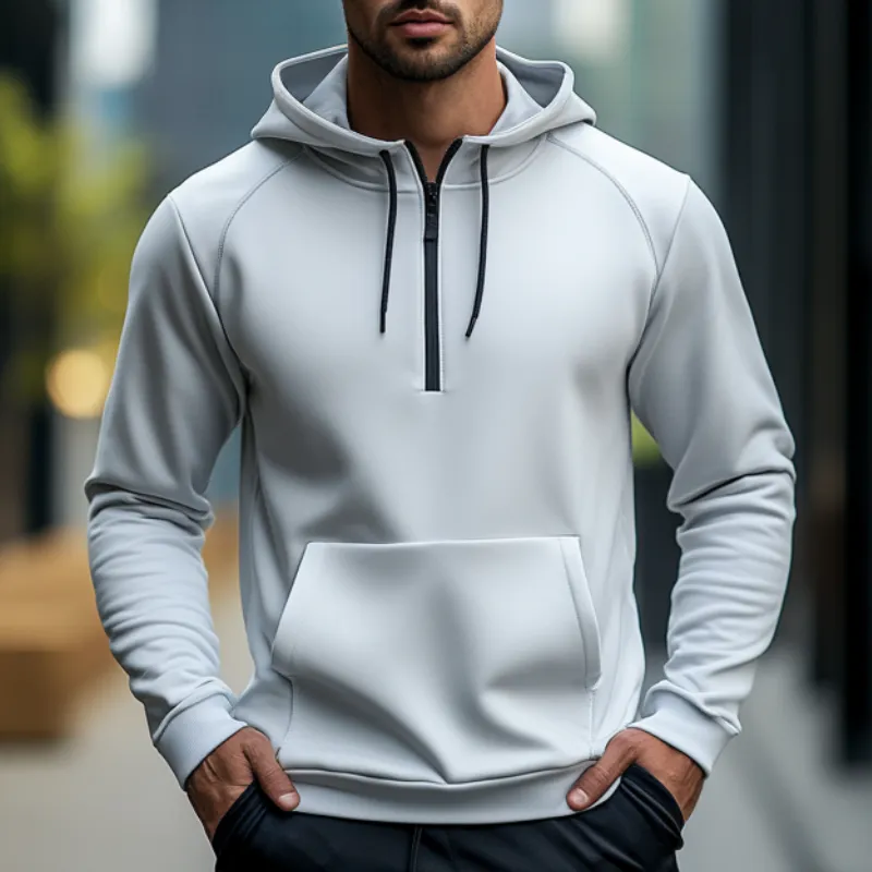 Men's Casual Versatile Sports Hoodie 90909215F sold by Manly product image thumbnail 2