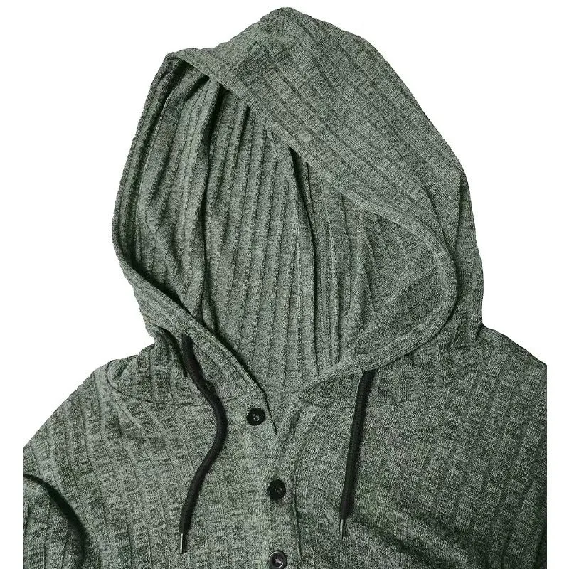 Men's Classic Casual Slim Fit Hooded Striped Long Sleeve T-Shirt 00565038K sold by Manly product image thumbnail 4