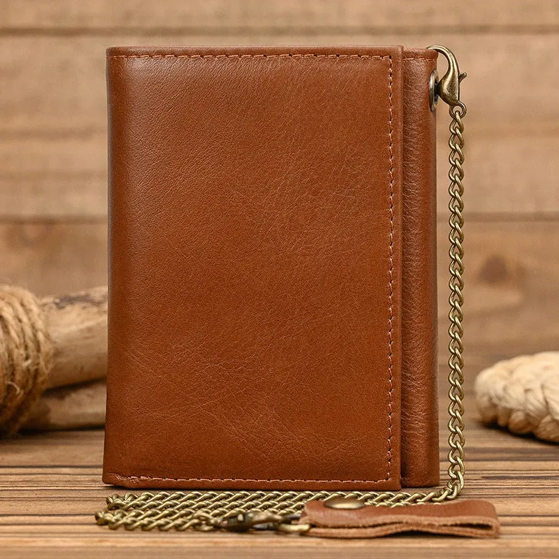 Men's Vintage Trifold Casual Genuine Leather Wallet 84024666X sold by Manly product image thumbnail 4